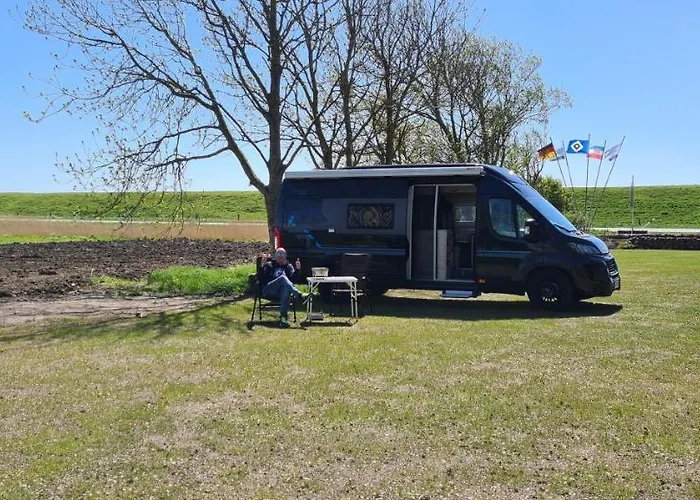 Campingplatz Wohnmobilstellplatz Nordseeliebe Direkt Am Deich - Dagebüll